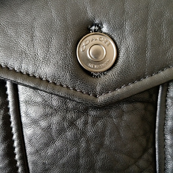 New Coach Leather Jacket - Picture 4 of 7